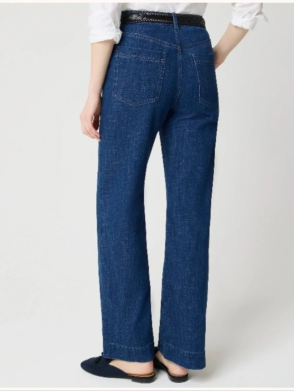 J. Crew  Wide-Leg Trouser Jeans